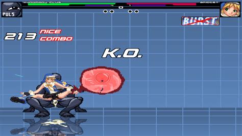 mugen kuromaru plus v2 vs ブリジット 猟奈のリョナ エロ動画 第一拠点