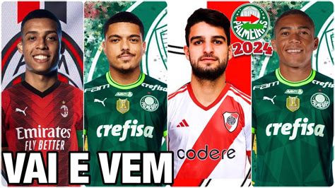 CHEGADAS E SAÍDAS DO PALMEIRAS PARA 2024 ATUALIZADO YouTube