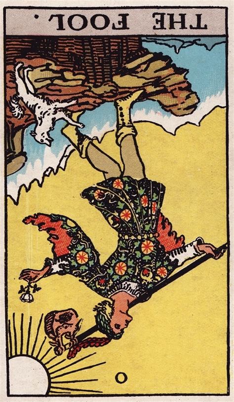 Ace Of Swords Reversed And The Fool Reversed Tarot Cards Meaning