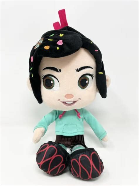 Disney Store Wreck It Ralph Vanellope Von Schweetz Doll Plush Exclusive