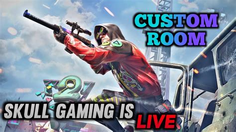 🛑pubg Mobile 🎮 Live T3 Custom Room 🏠 Skull ☠️ Gaming Is Live 🛑