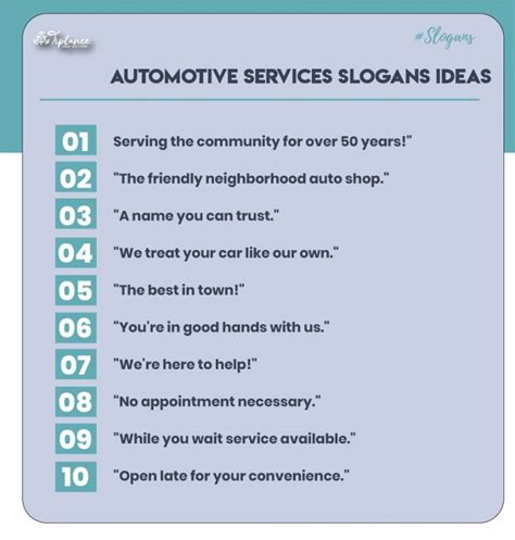 109 Unique Automotive Services Slogan Taglines Samples