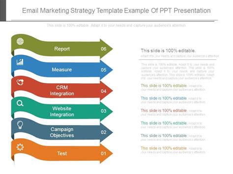 Email Marketing Strategy Template Example Of Ppt Presentation | Templates PowerPoint ...