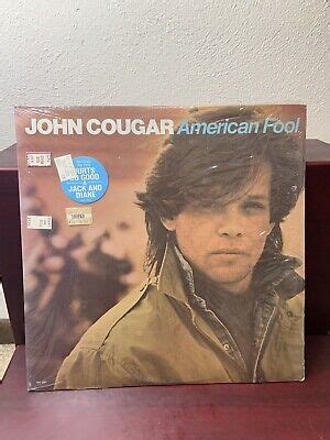 JOHN COUGAR MELLENCAMP AMERICAN FOOL 1982 LP With Hype Sticker RVL 7501