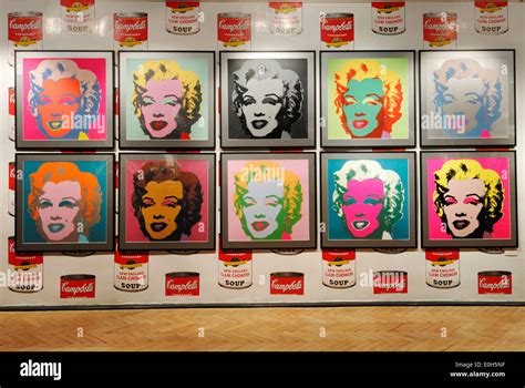 'Marilyn' print, exhibits at Andy Warhol Museum of Modern Art Stock ...