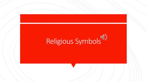 Religious Symbols: An Anthropological Overview