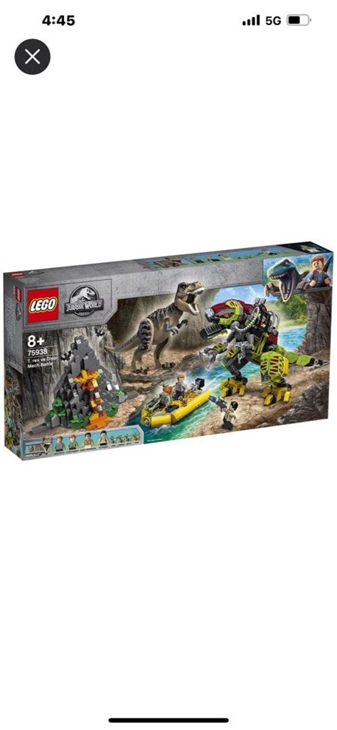 Lego 75938 Jurassic World T Rex Vs Dino Mech Battle 興趣及遊戲 玩具 And 遊戲類