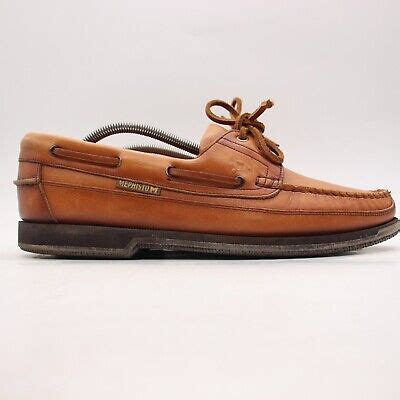 Mephisto Spinnaker Boat Shoes Sneakers Mens Size 11 Brown Leather EBay