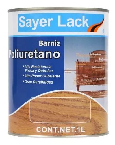 Barniz Brillo Directo Blanco 1 Litro Laca Sayer T 0031 A 30 MercadoLibre