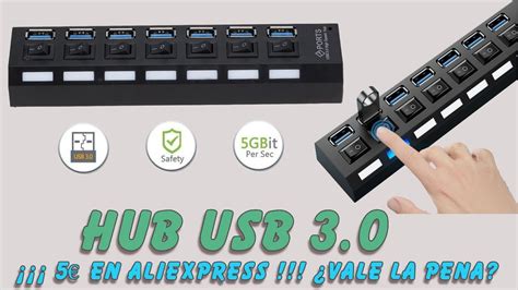 Hub Usb Con Alimentacion Externa Youtube