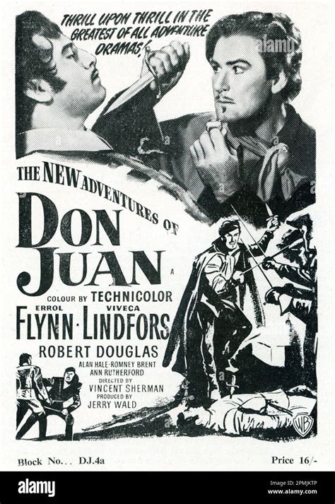 Errol Flynn Viveca Lindfors And Robert Douglas In The New Adventures Of