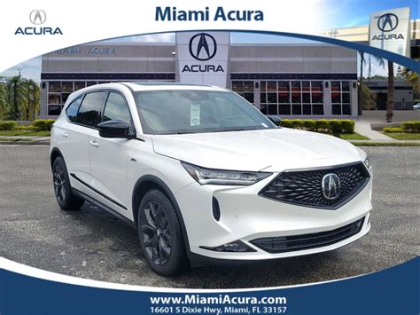 New 2024 Acura MDX SH AWD With A Spec Package Sport Utility In Miami