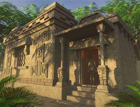 Aztec Architecture 1 | Daz 3D