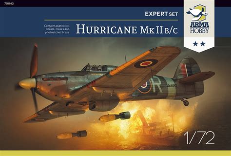 Arma Hobby 70042 Hawker Hurricane Mkiibc Expert Set