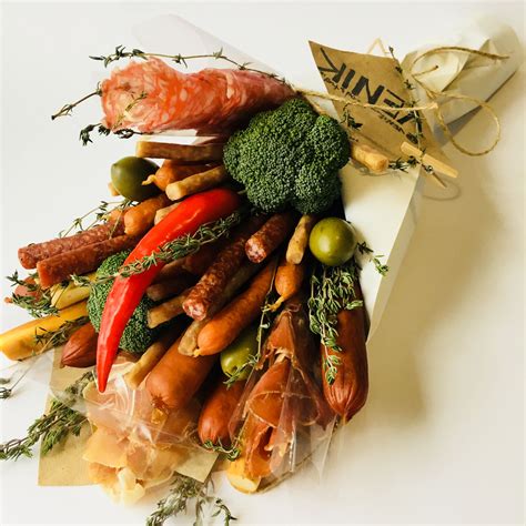 Колбасный букет, мужской букет