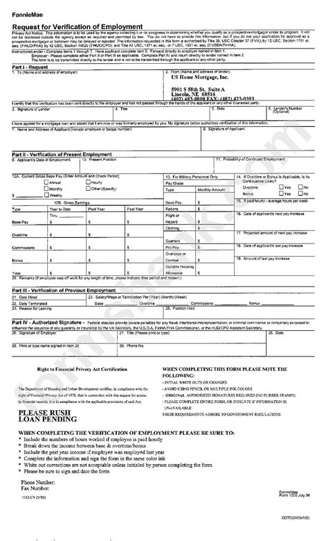 Fannie Mae Form 1003 Fillable Savable Printable Forms Free Online