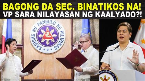 SEC LAUREL UNANG ARAW PALANG BINATIKOS NA VP SARA NILAYASAN NG MGA