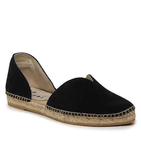 Espadrilles Manebi Suede Open Side Flats K 1 0 O0 Schwarz Eschuhe De