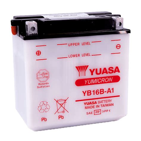 YUASA Yumicron YB16B A1 12V 16AH Σταματόπουλος Μπαταρίες