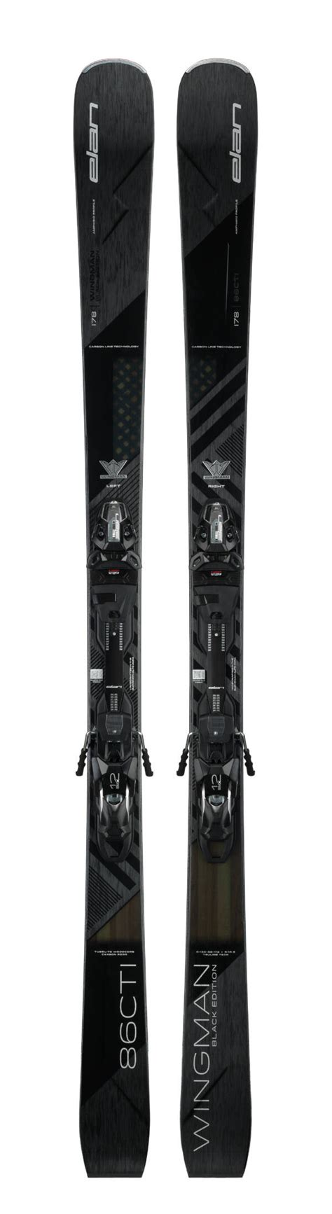 Elan Wingman Black Edition Mens Skis With Emx Bindings Ken