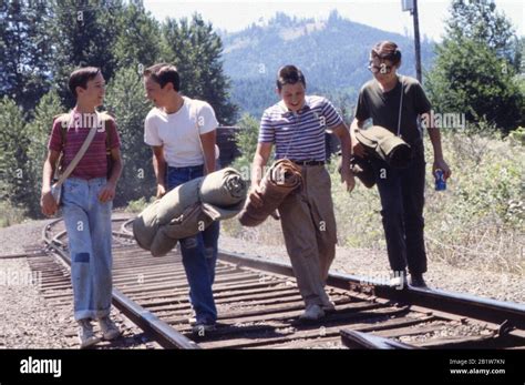 Wil Wheaton, River Phoenix, Jerry O'Connell, Corey Feldman, "Stand by ...