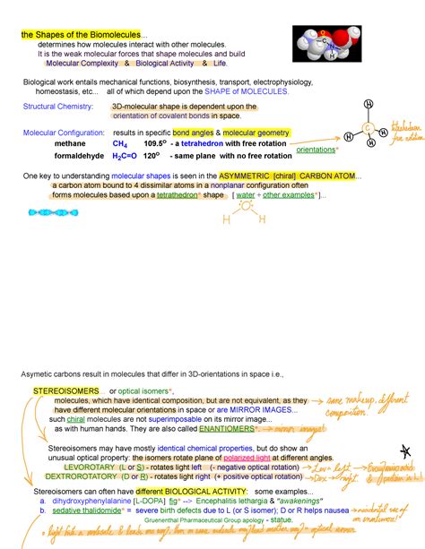 Significance Of Molecular Shapes The Shapes Of The Biomolecules