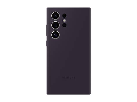 Galaxy S24 Ultra Silicone Case, Dark Violet | Samsung Business US