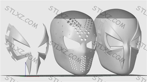 蜘蛛侠2099 头盔 Stl下载网 3d打印模型网 3d模型库 3d打印模型素材