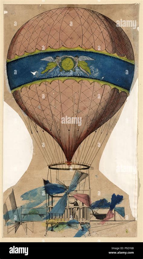 Antique 1871 Hot Air Balloon History Magazine Article W Beautiful Illustrations Late 1800s