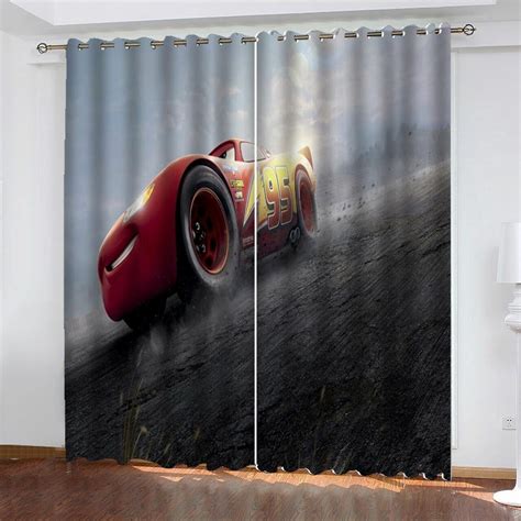 Order Cars Lightning Mcqueen D Living Room Shower Curtain From