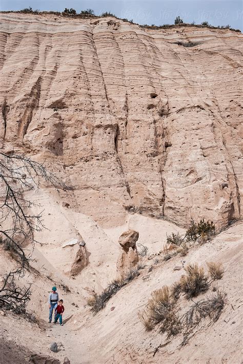 Hikers In Kasha Katuwe Tent Rocks National Monument By Stocksy Contributor Adam Nixon Stocksy