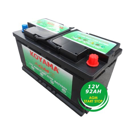 Deep Cycle AGM Vrl5 92 H8 12volt 92ah AGM Start Stop Battery AGM