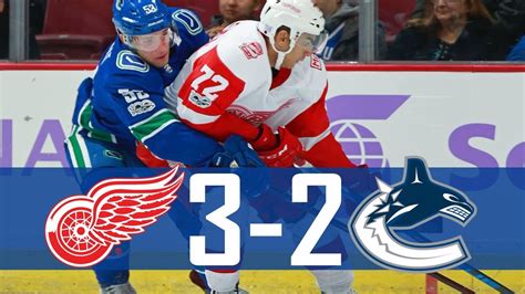 Canucks Vs Red Wings Highlights Nov 6 2017 HD YouTube