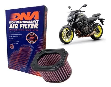 Filtro De Ar Esportivo E Lavável Dna Filters Yamaha Mt 07