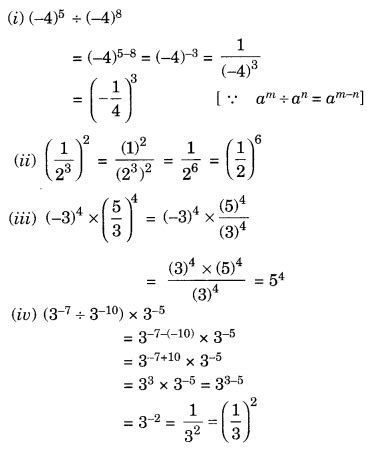 Ncert Solutions For Class Maths Chapter Exponents And Powers