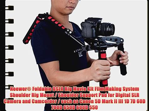 Neewer Foldable Dslr Rig Movie Kit Film Making System Shoulder Rig