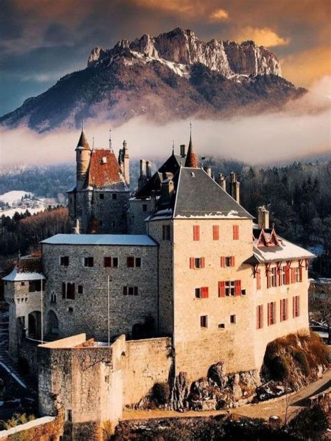 Ch Teau De Menthon Saint Bernhard Castle Beautiful Castles Lake