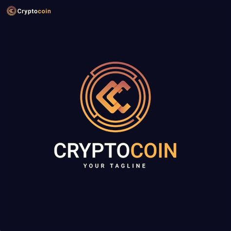 Premium Vector Symbol Of Crypto Crypto Currency Logo Template With C