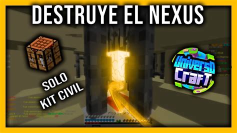 Destruye El Nexus Universocraft Partidas Genericas Solo Kit