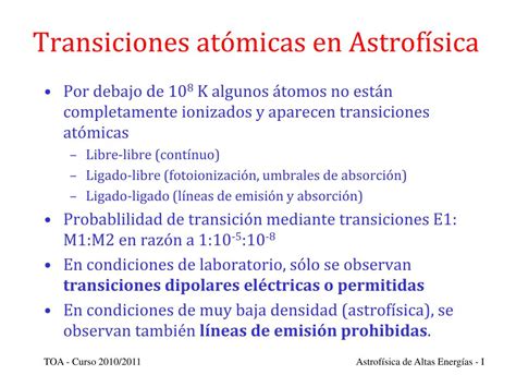 PPT Astrofísica de Altas Energías Procesos Físicos PowerPoint