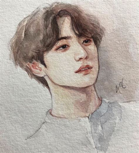 Pin De En Dibujos Bts Dibujo Arte Del Bosquejo Fan De Arte