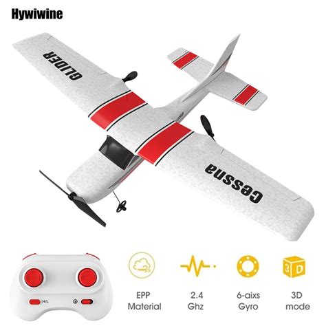 Controle Remoto Wingspan Aeronaves RC Avi O EPP Espuma 2 4G 2CH RTF 100