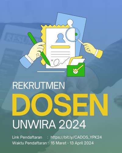 Pengumuman Rekrutmen Dosen Baru UNWIRA 2024