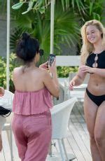 Iskra Lawrence In Bikini At A Beach In Miami Hawtcelebs