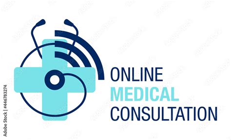 Online Medical Consultation Logo Template Stock Vector Adobe Stock