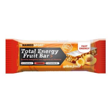 Named Sport Total Energy Fruit Bar Barretta Energetica 35 Grammi