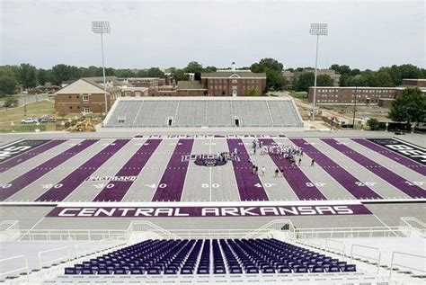 Central Arkansas - Estes Stadium | Football stadiums, College football, Stadium