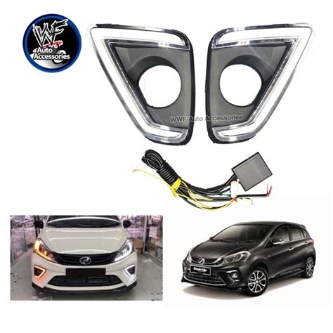 Perodua Myvi 2018 2019 2020 2021 Oem Drl Daylight Day Time