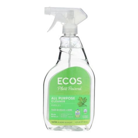 Ecos Earth Friendly Parsley Plus All Purpose Cleaner 6 Pk 22 Oz Kroger