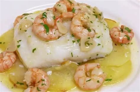 Cabillaud R Ti Aux Crevettes Et L Ail Recettes Chef